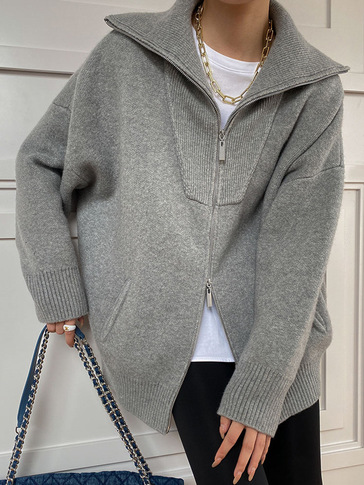 Silvia | Classic and stylish winter cardigan