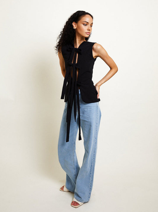 Jenifer® | Open Back Top With Tie Closure