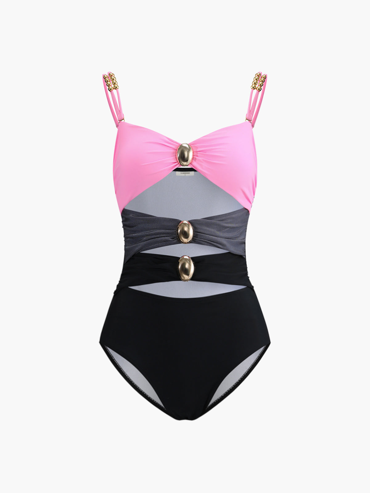 Vida® | Stylish One-Piece Swimsuit With Metallic Accents