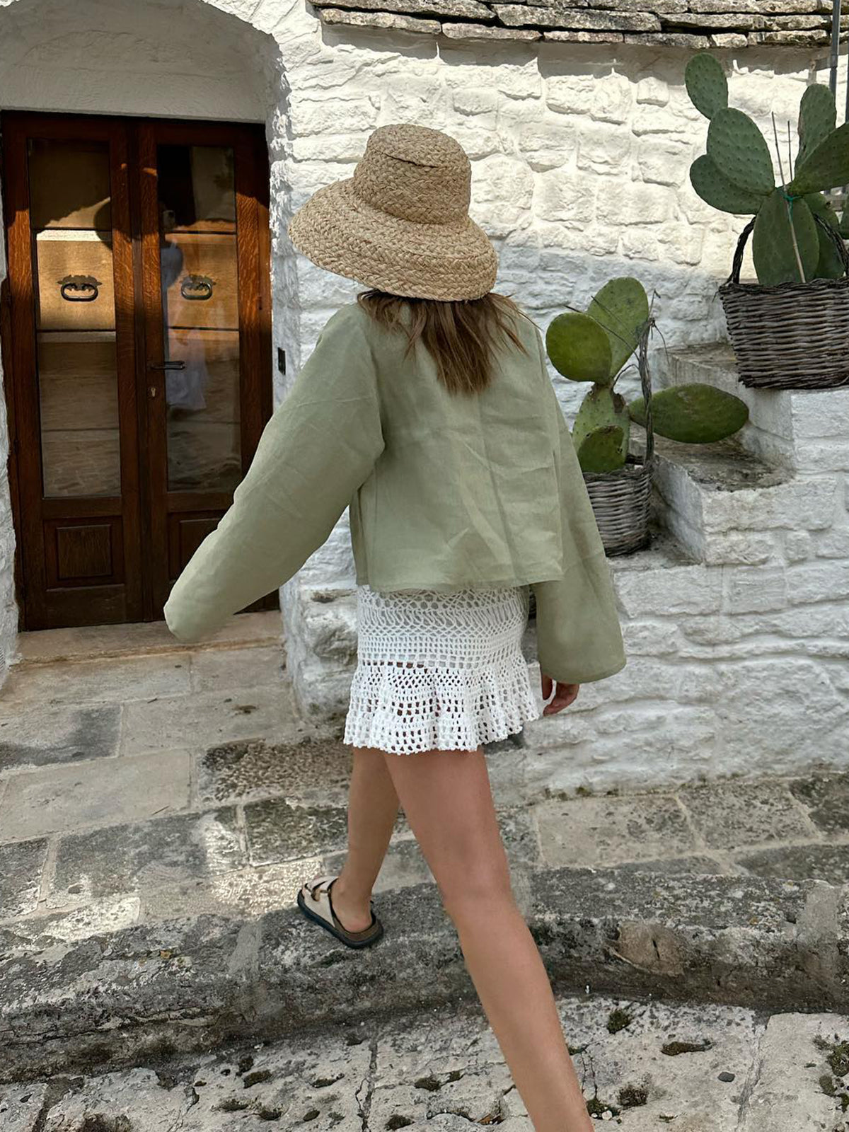 Jazmín® | Women'S Linen Blouse With Lacing At The Front