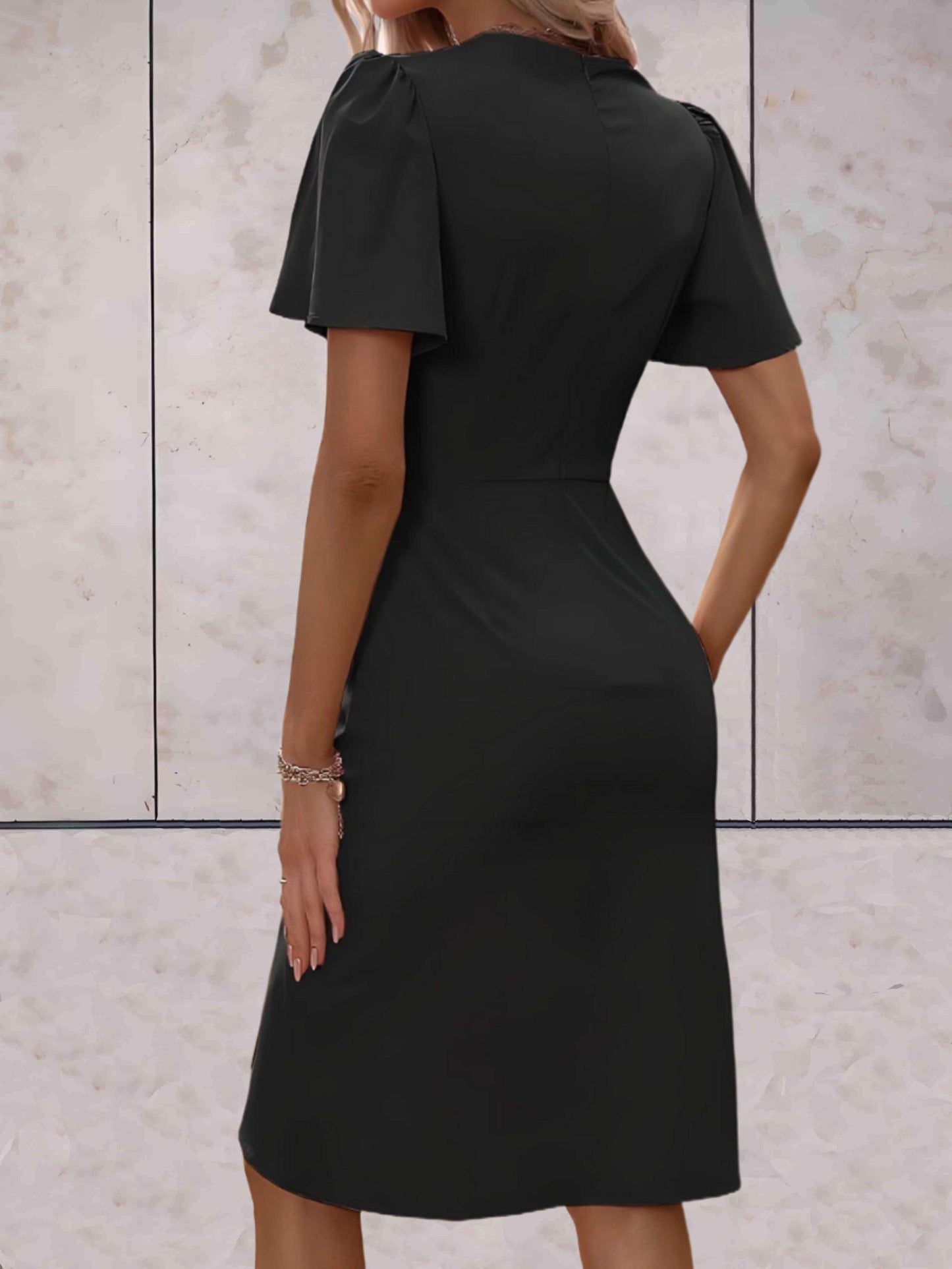 Norma® | Classic V-Neck Wrap Dress