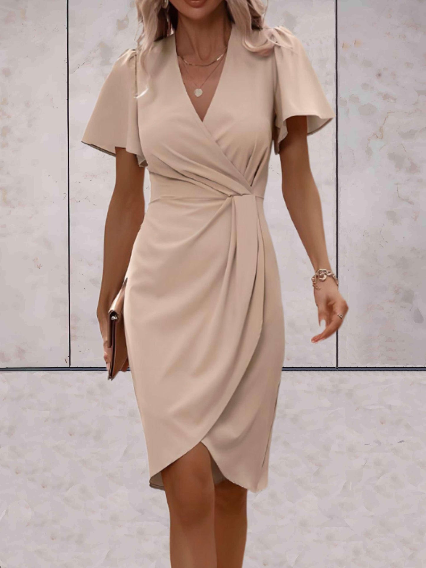 Norma® | Classic V-Neck Wrap Dress