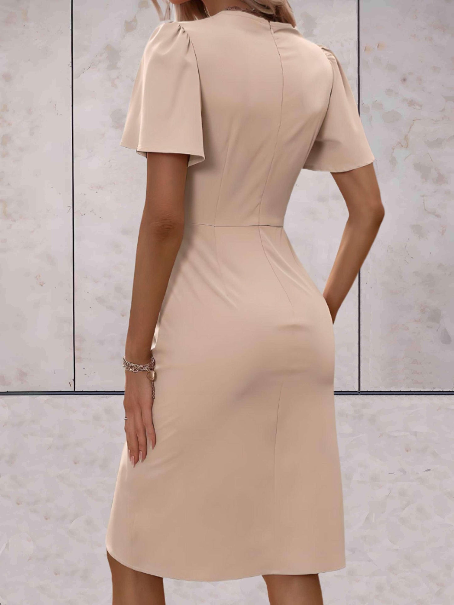 Norma® | Classic V-Neck Wrap Dress