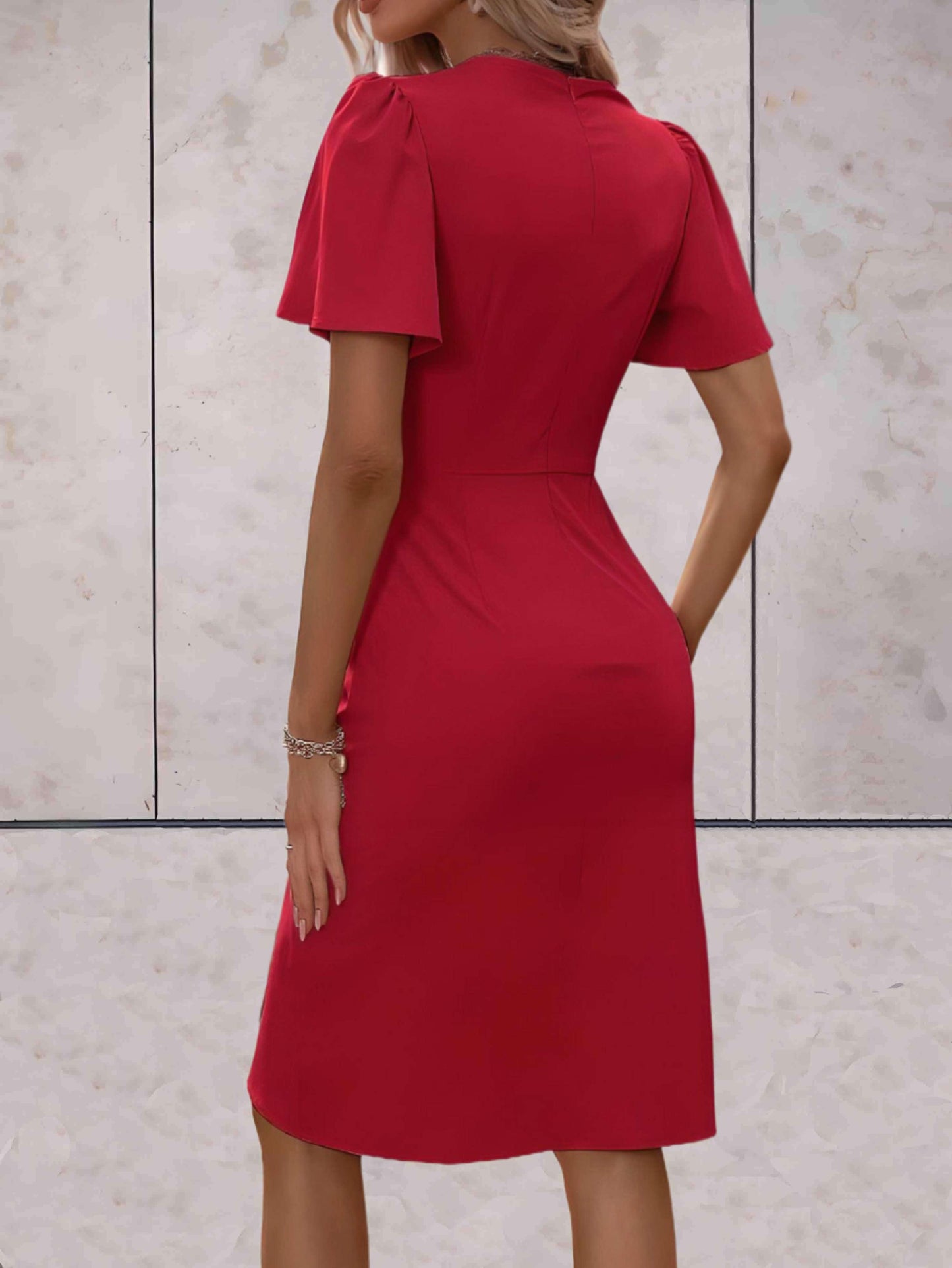 Norma® | Classic V-Neck Wrap Dress
