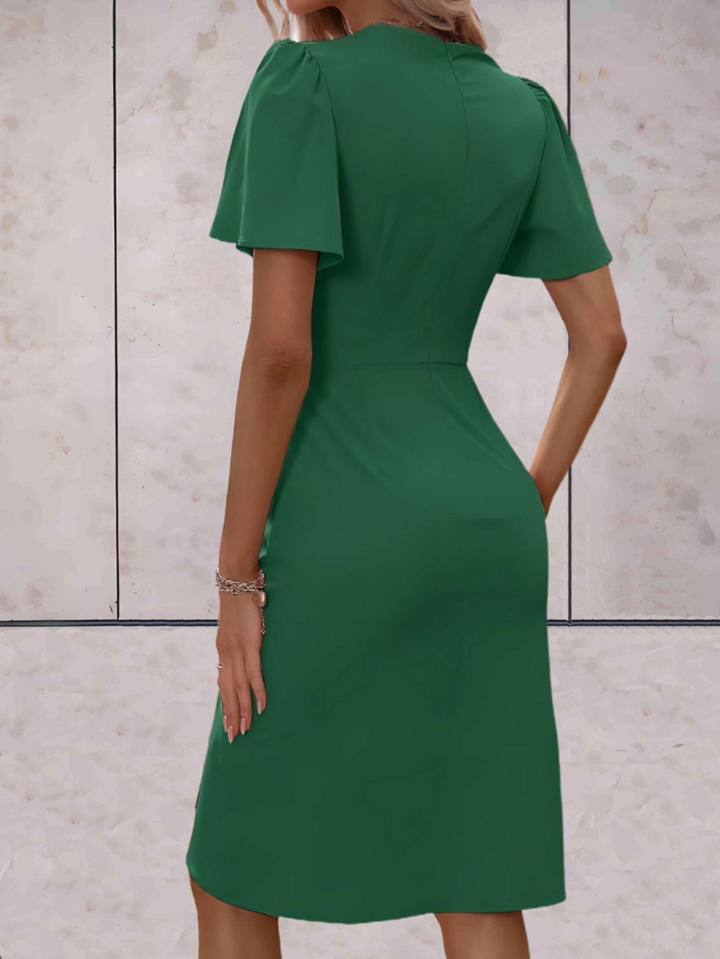 Norma® | Classic V-Neck Wrap Dress