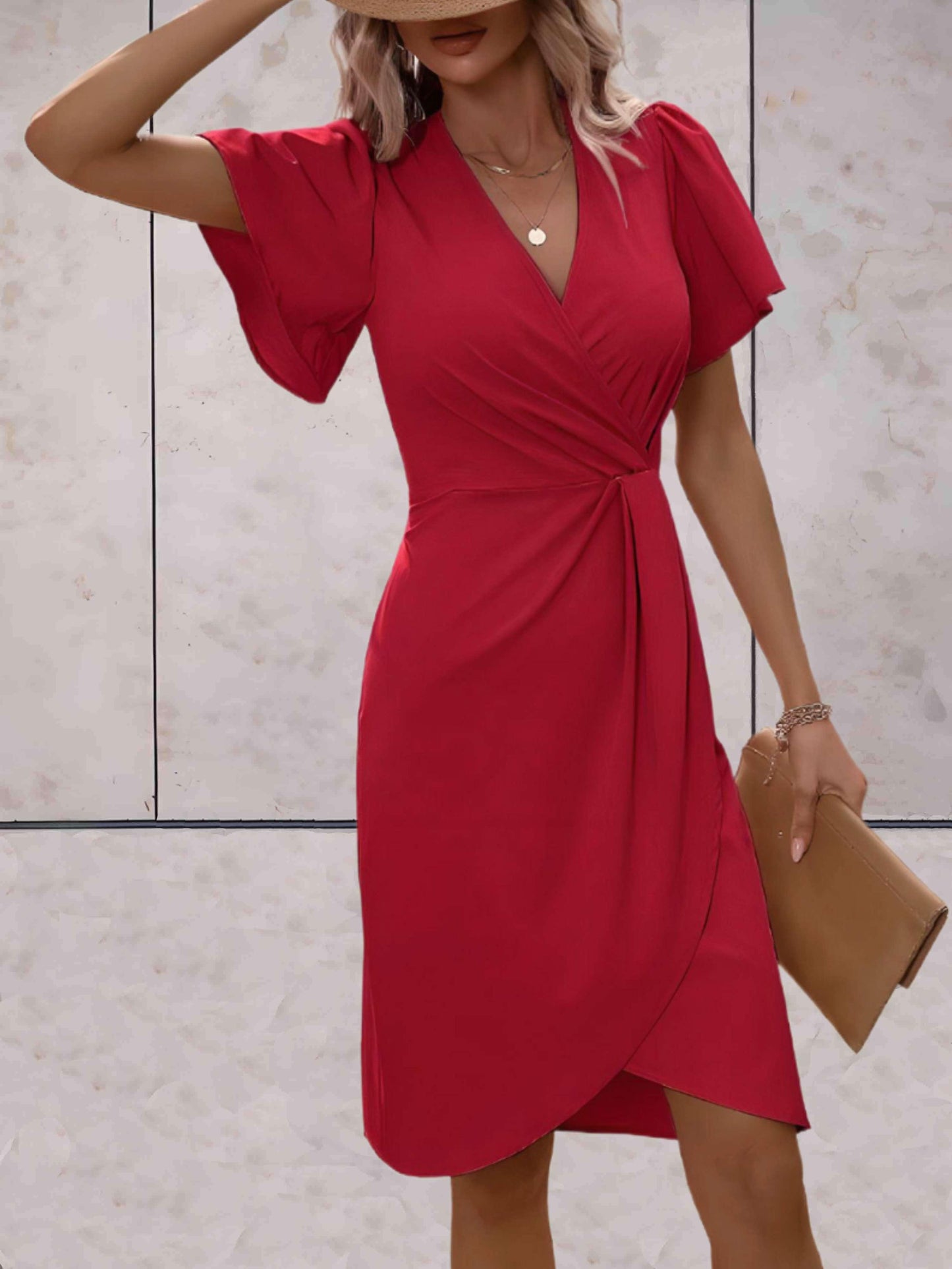 Norma® | Classic V-Neck Wrap Dress