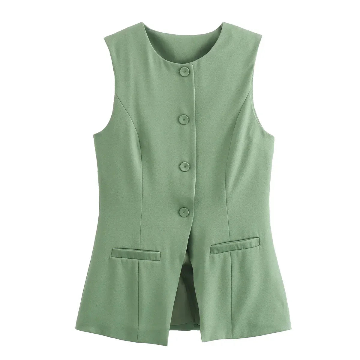 Patricia® | Elegant women's two-piece set vintage short sleeve button placket