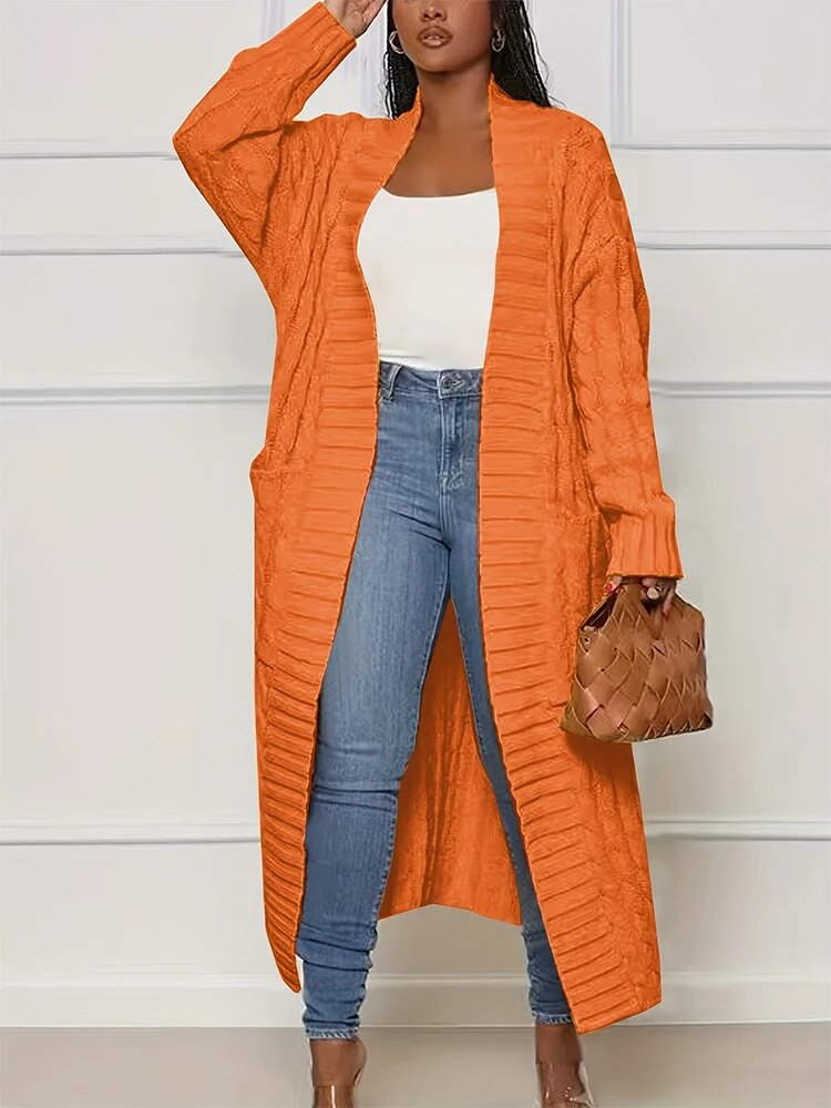 Deborah | Chunky knit jacket with pockets