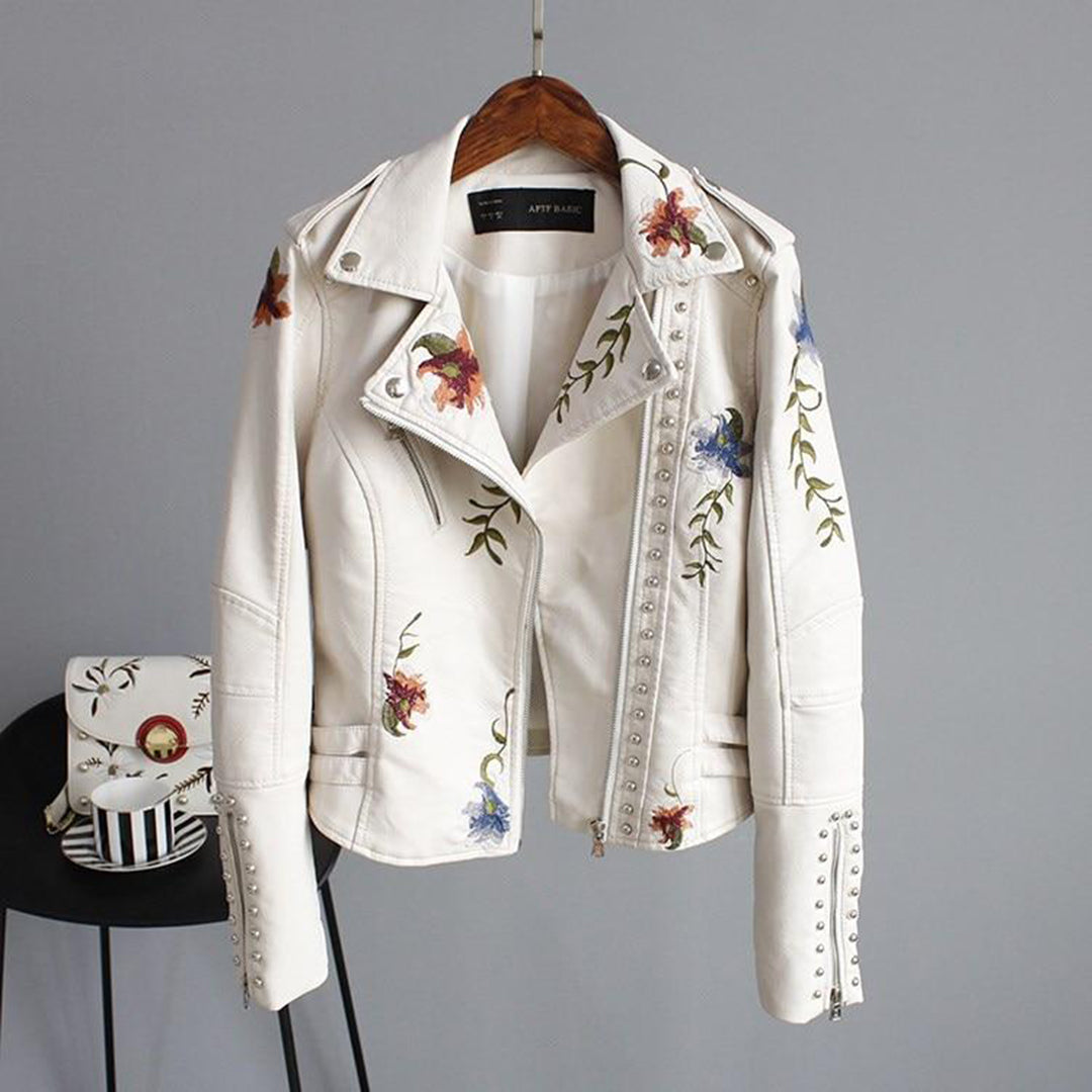 Gina | Women's jacket with a floral pattern