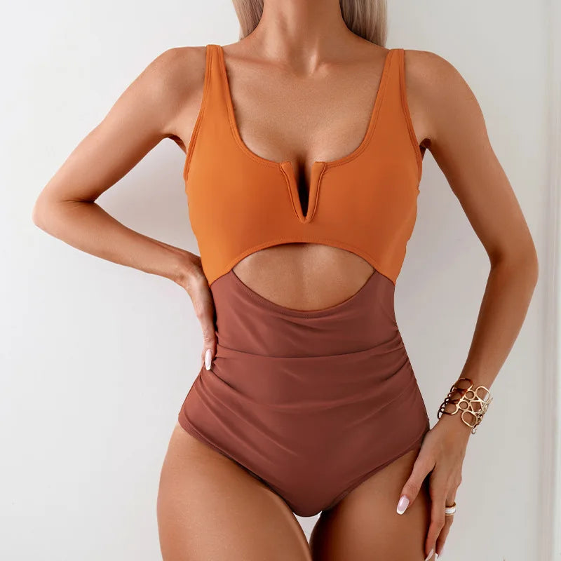 Flavia® | Two-Tone Chic Swimsuit