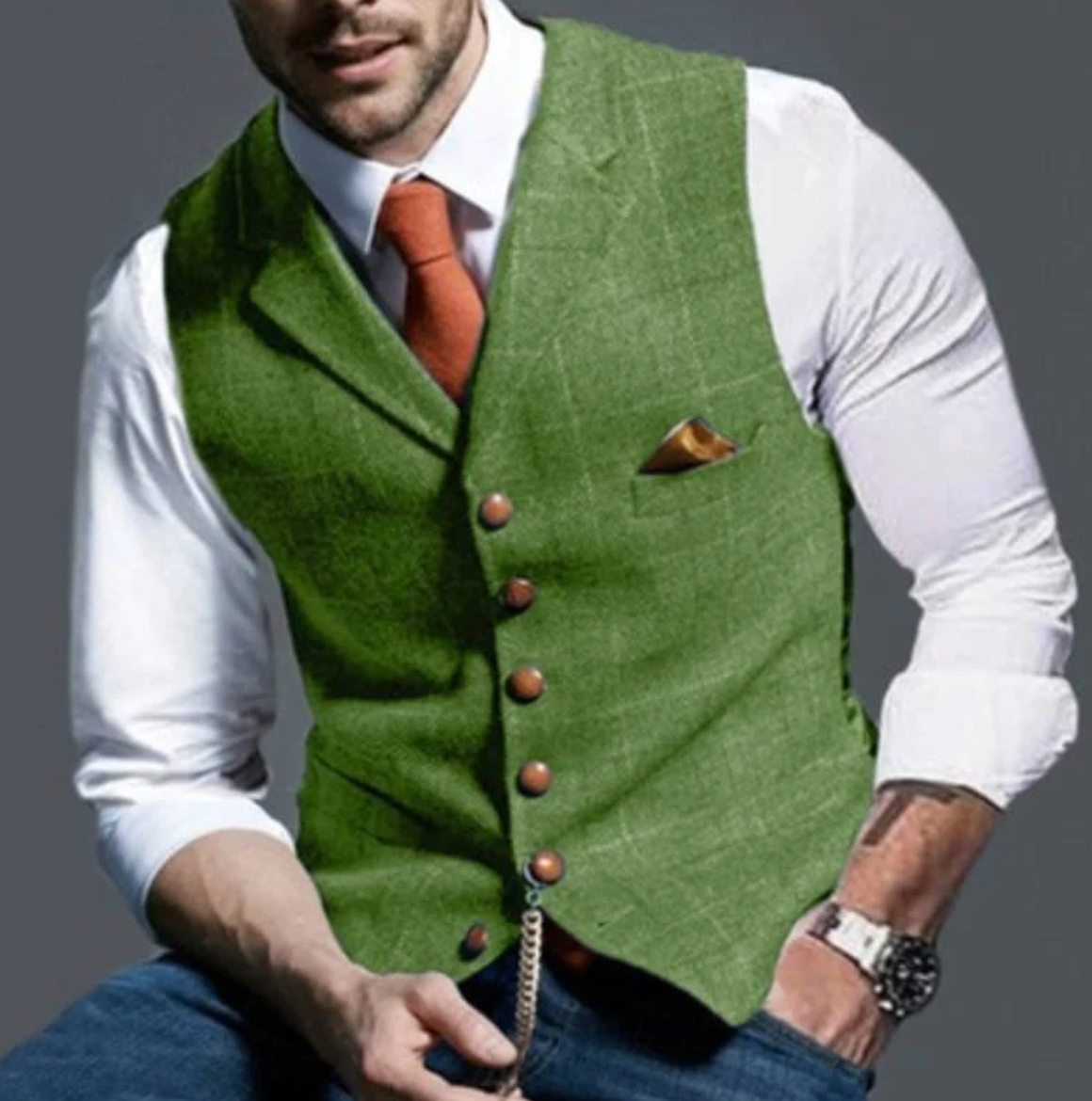 Cameron | Men's Slim Fit Dress Vest