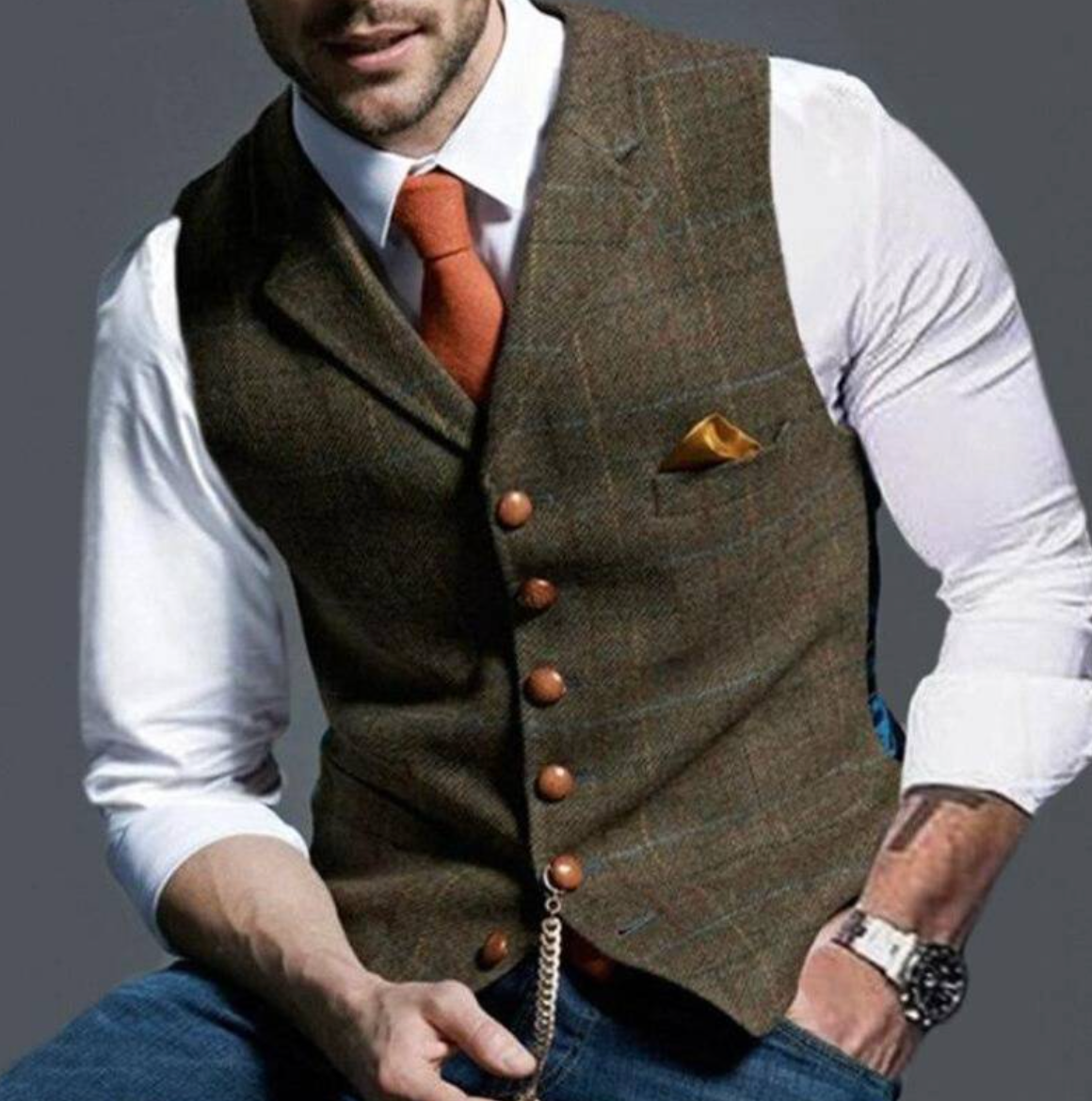 Cameron | Men's Slim Fit Dress Vest