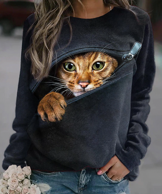 Karla | Women's warm printed sweatshirt