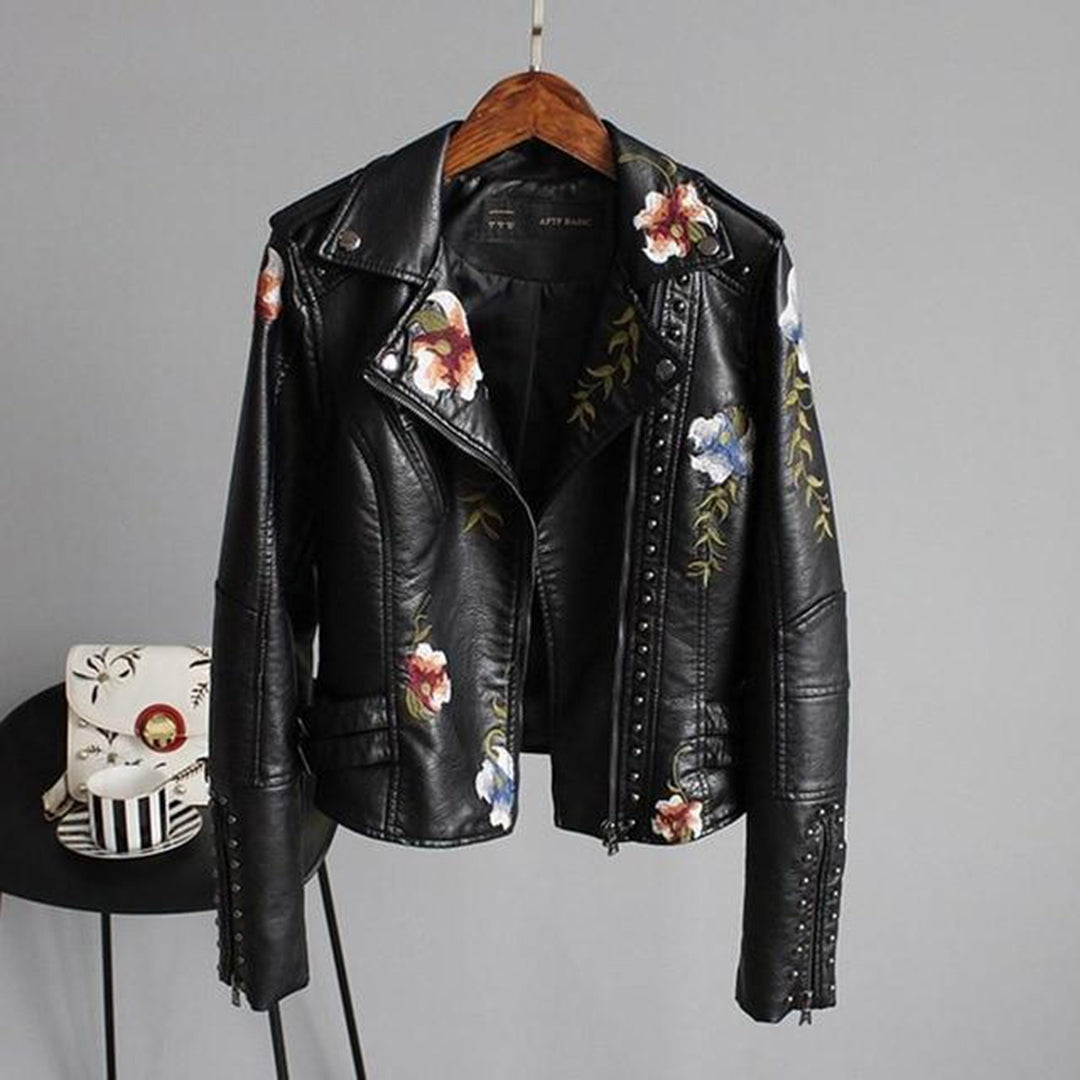Gina | Women's jacket with a floral pattern