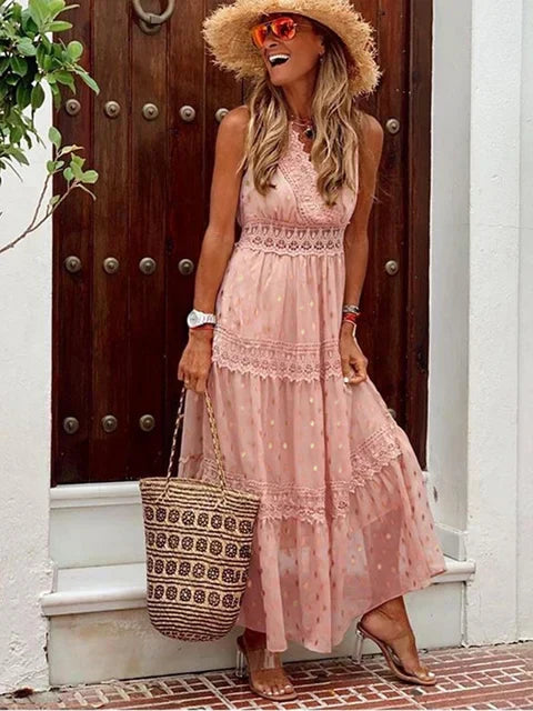 Paula® | Maxi Dress Boho Lace
