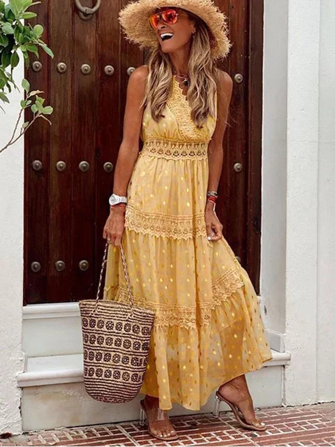 Paula® | Maxi Dress Boho Lace