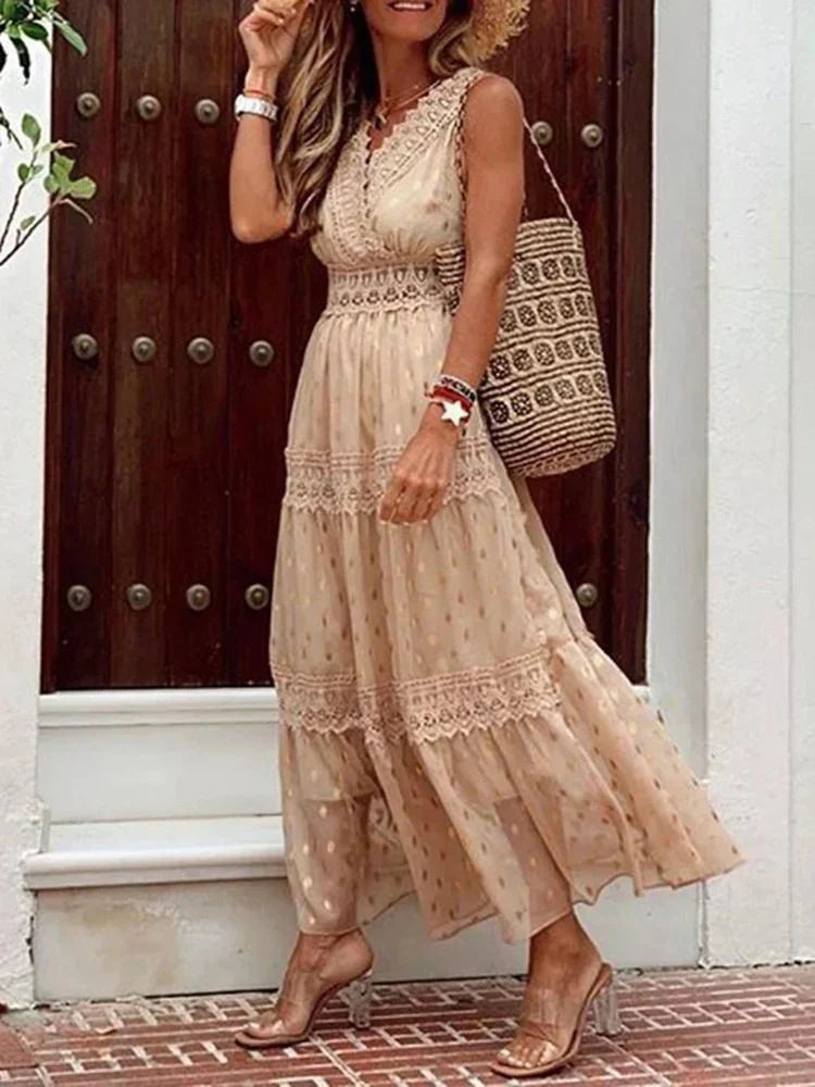 Paula® | Maxi Dress Boho Lace