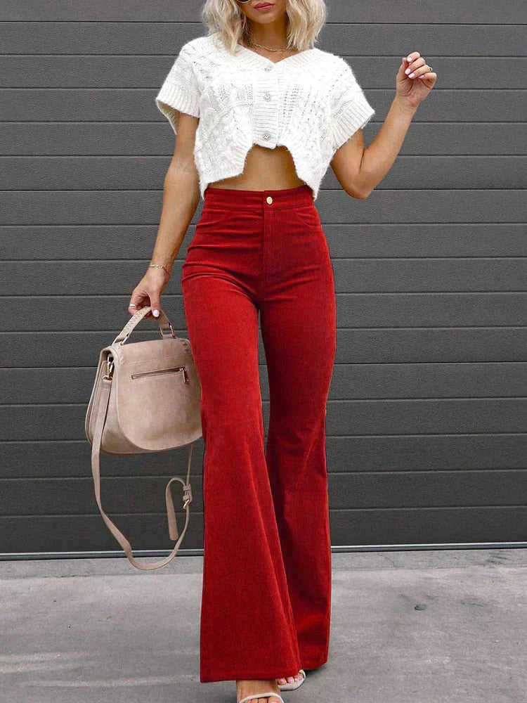 Patricia® | Flared corduroy trousers for women