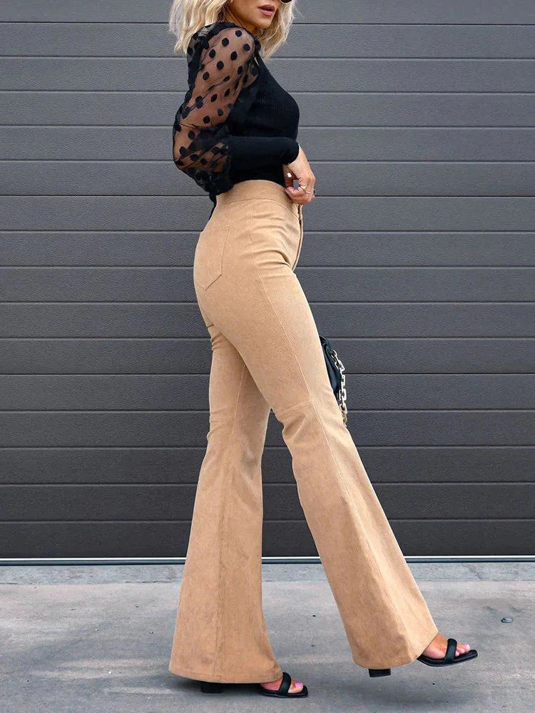 Patricia® | Flared corduroy trousers for women