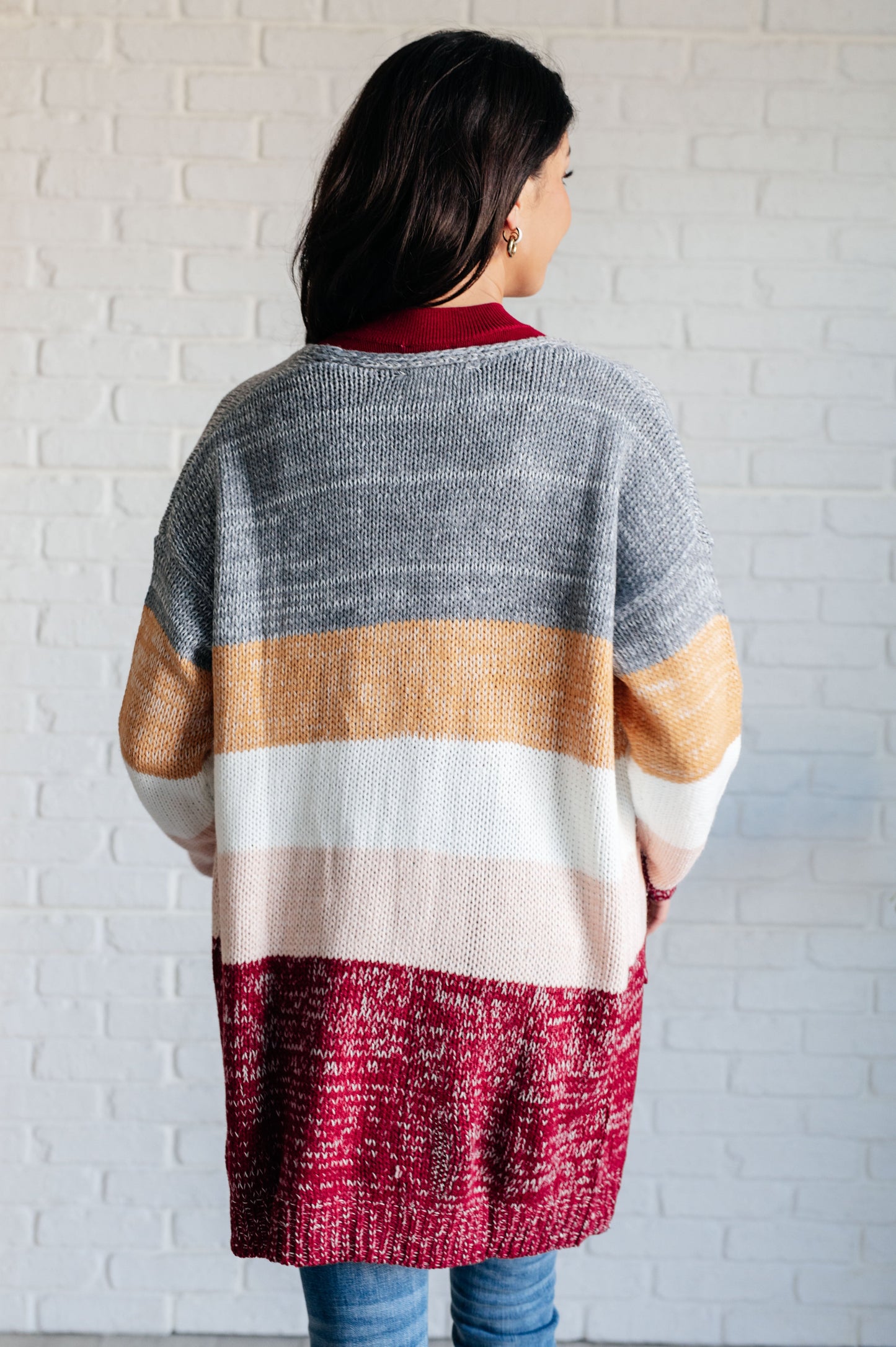 Tamara | Bring the Warmth Color Block Cardigan