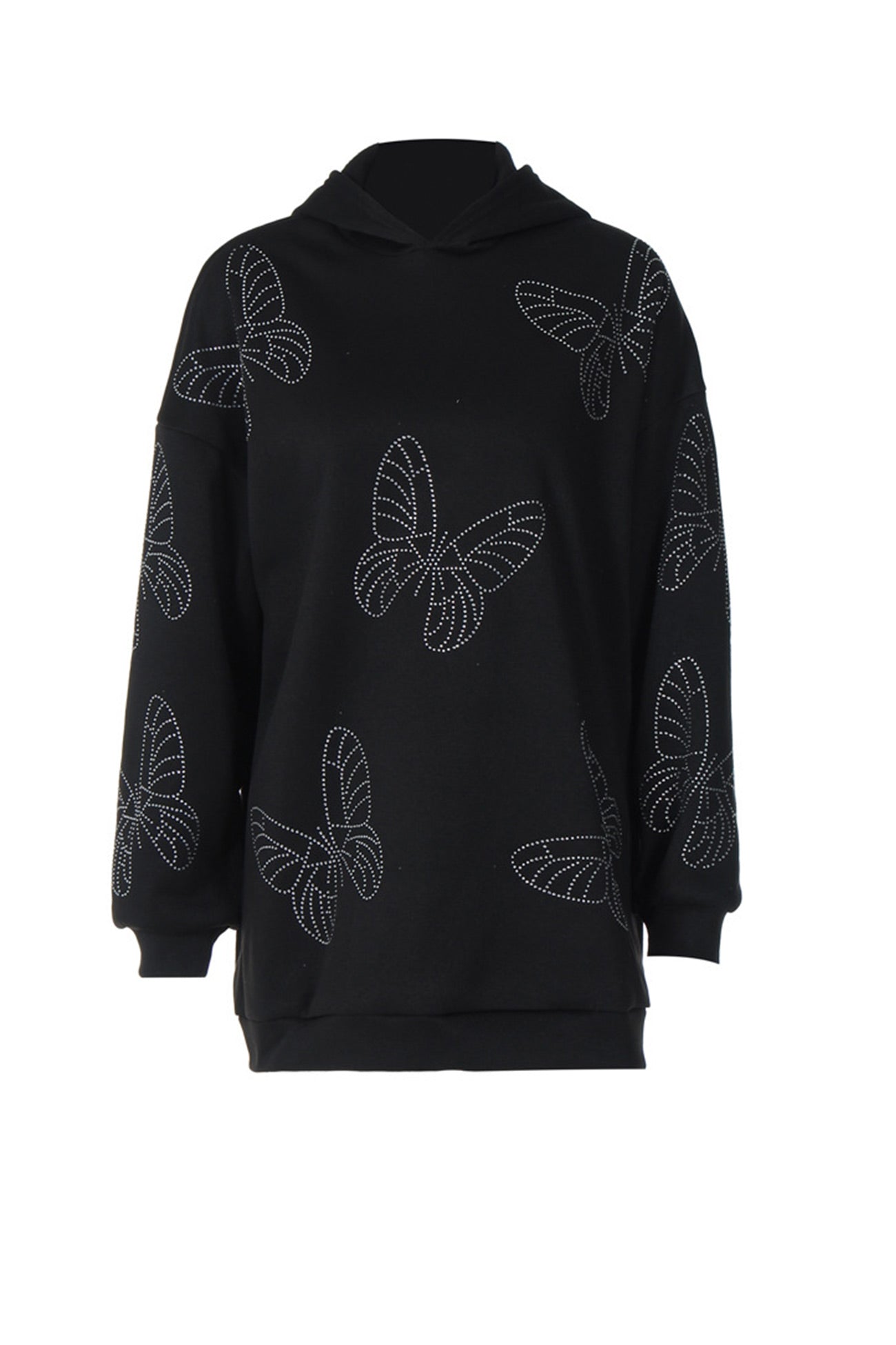 Sabine | Butterfly Hot Drilling Hoodie