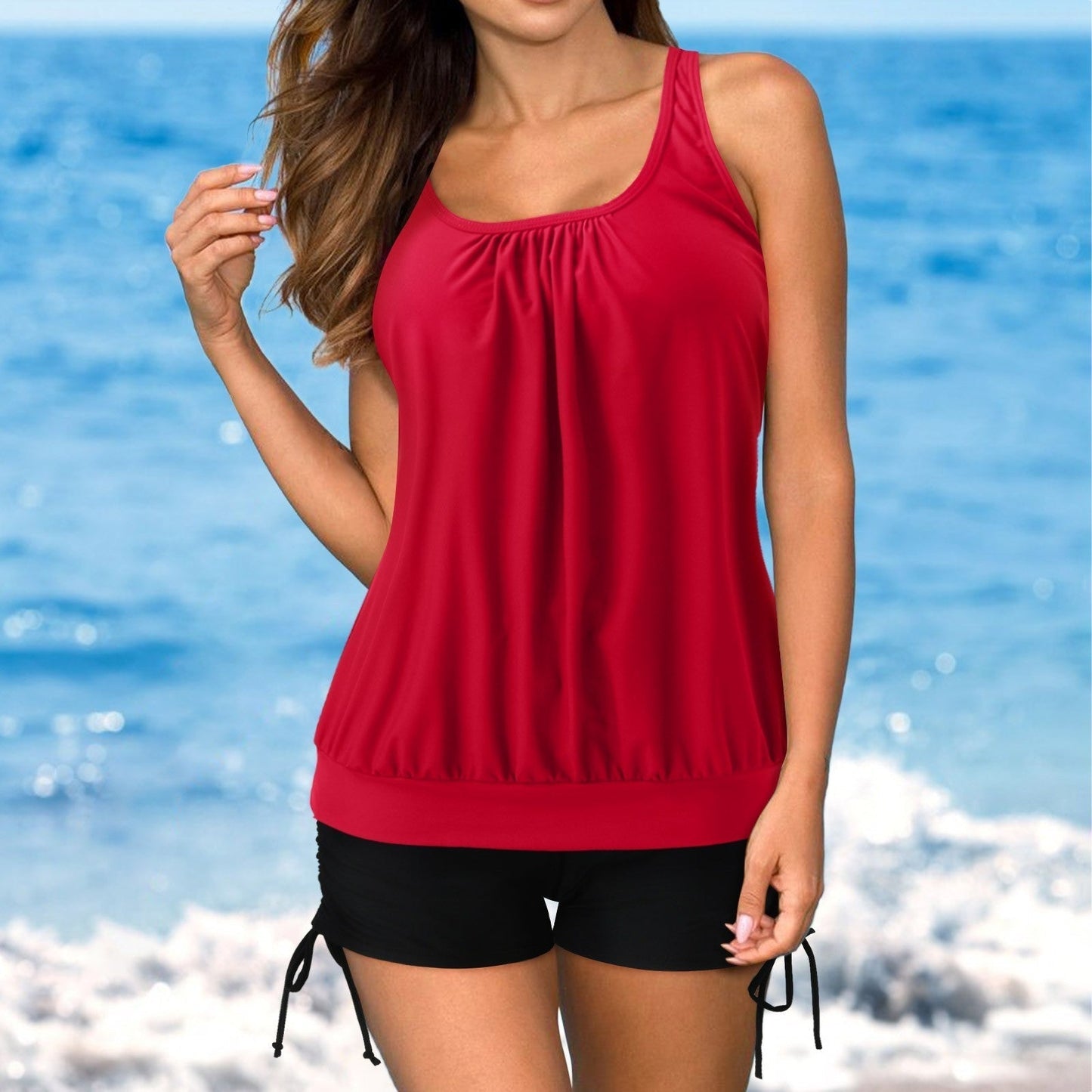 Juana® | Bella, Short, Comfortable Tankini With A Scoop Neck
