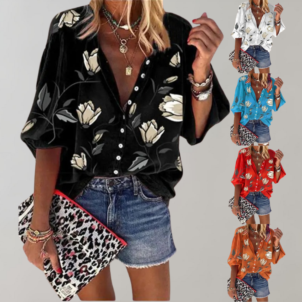 Marianne® | Loose Women'S Blouse With A Print