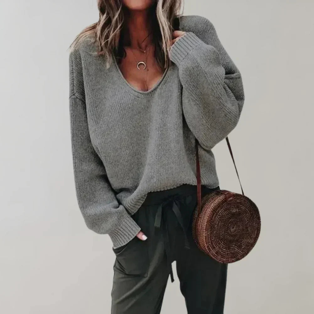 Elena | Casual knitted sweater for women