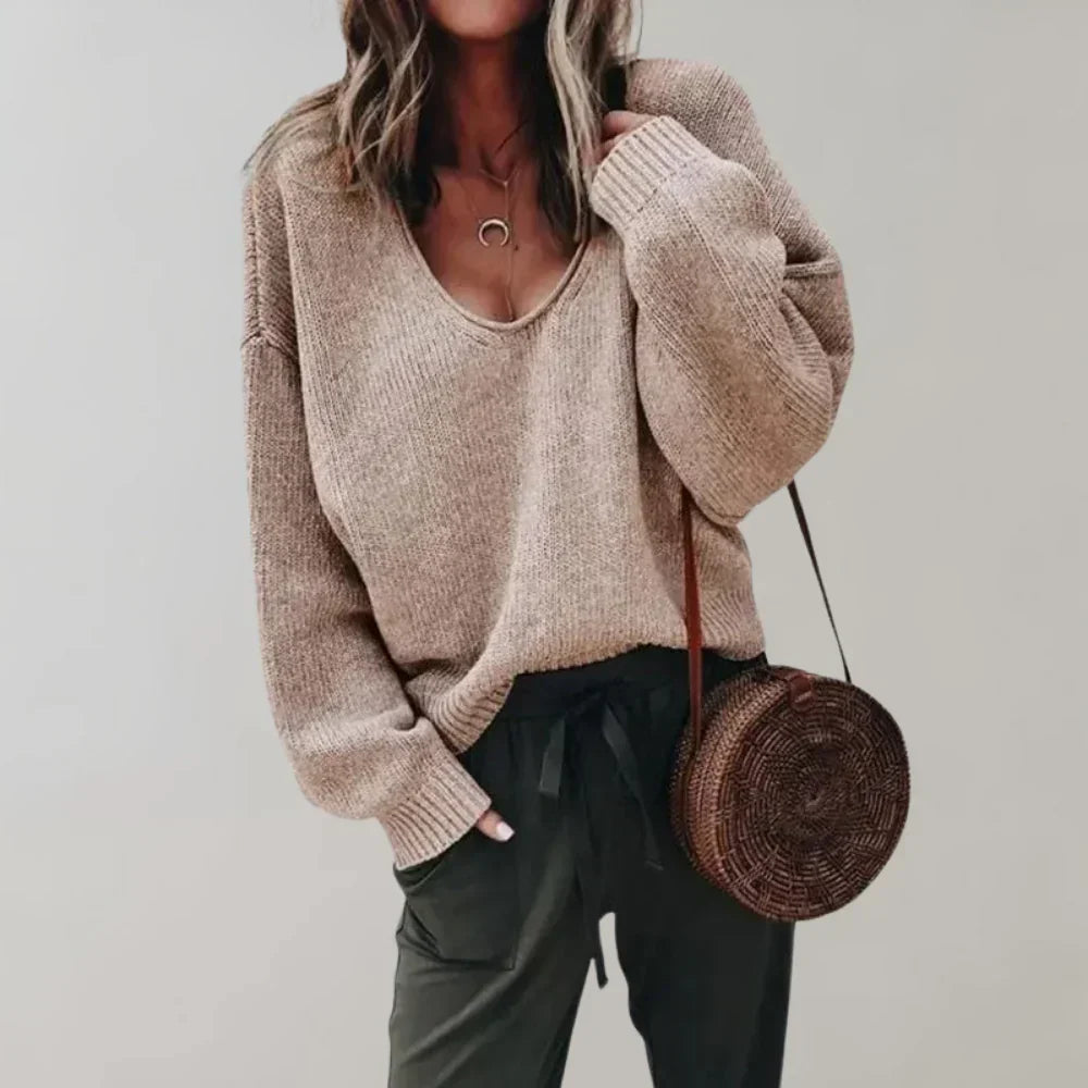 Elena | Casual knitted sweater for women