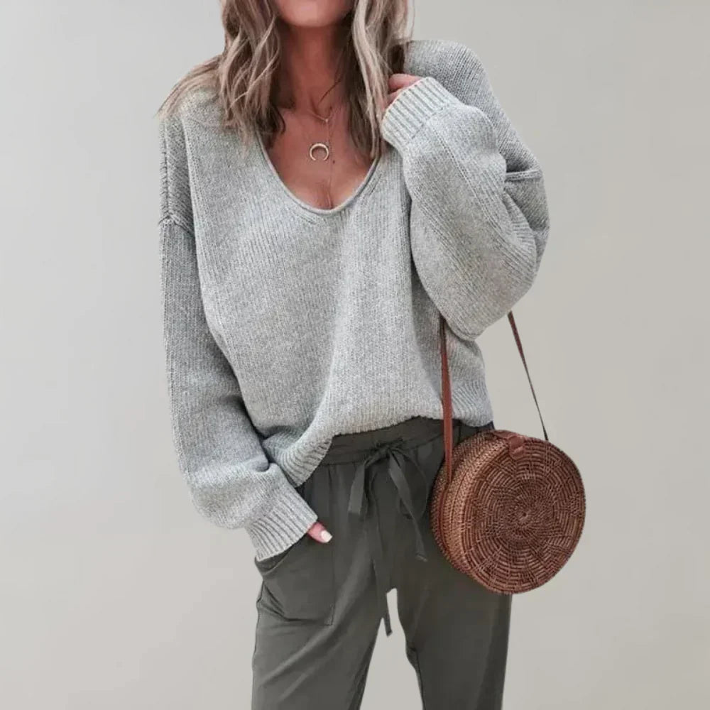 Elena | Casual knitted sweater for women