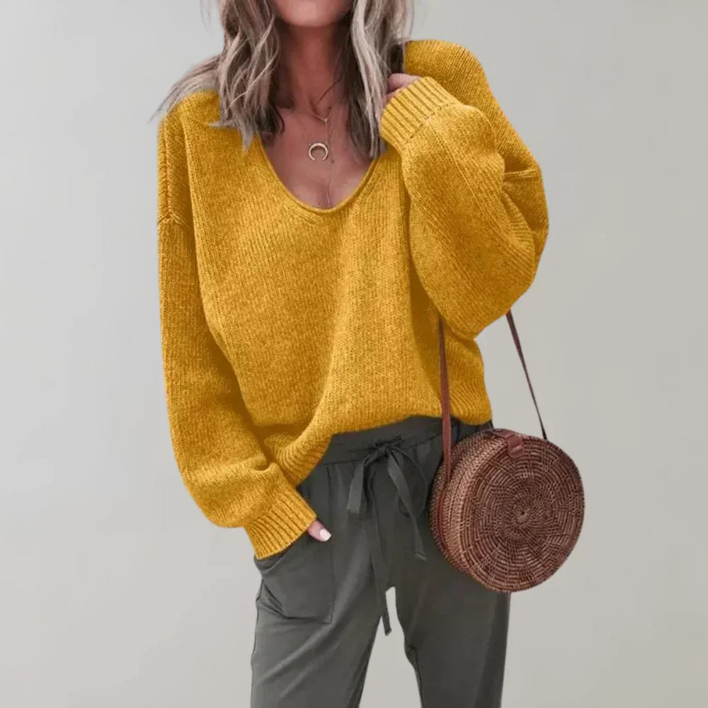 Elena | Casual knitted sweater for women