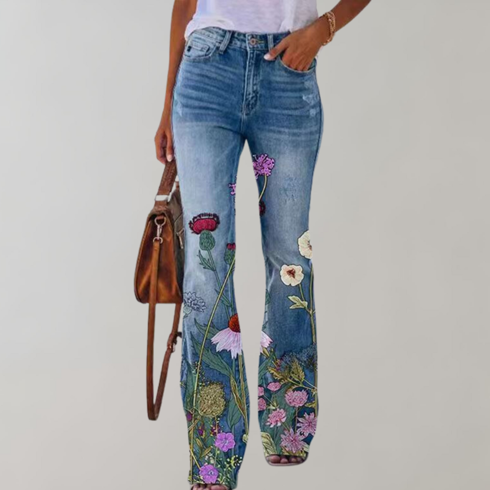 Concetta® | Floral Print Jeans