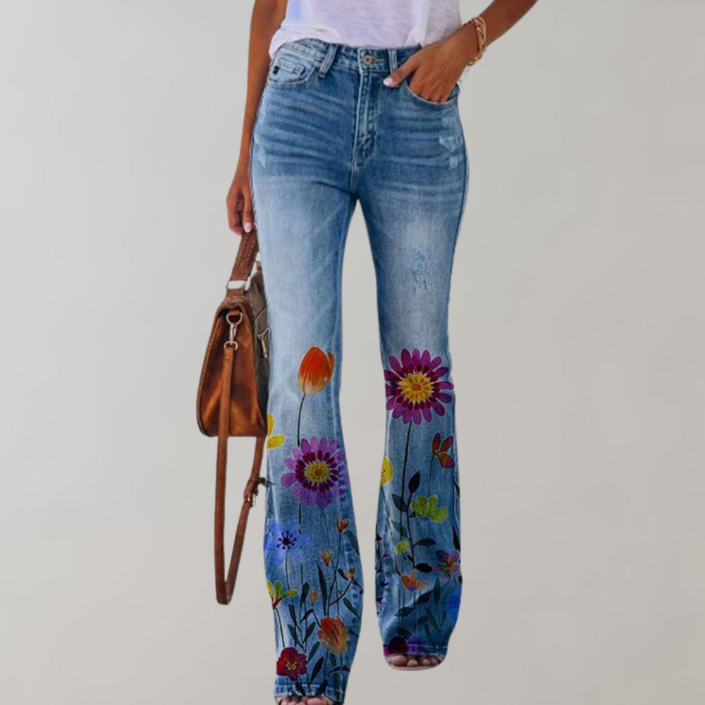 Concetta® | Floral Print Jeans