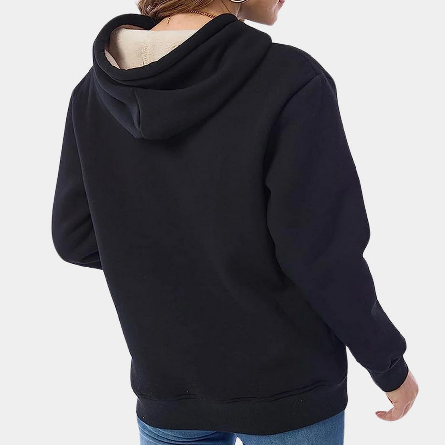 Ornella | Fashionable and minimalist winter hoodie