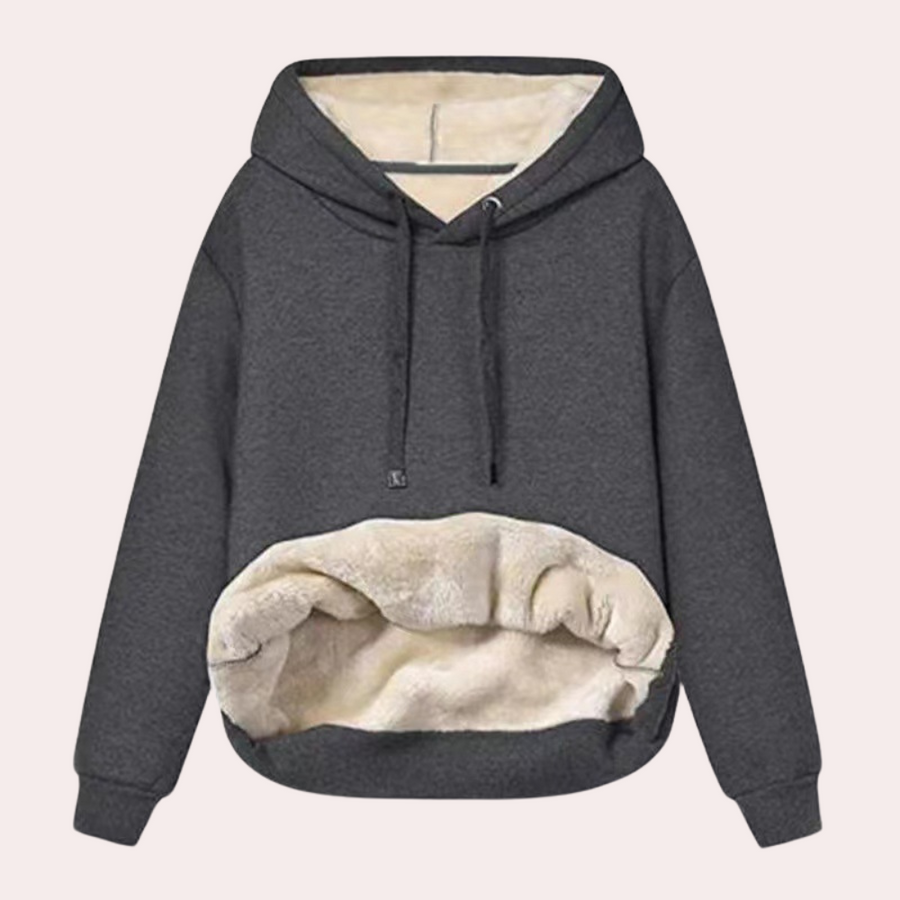 Ornella | Fashionable and minimalist winter hoodie