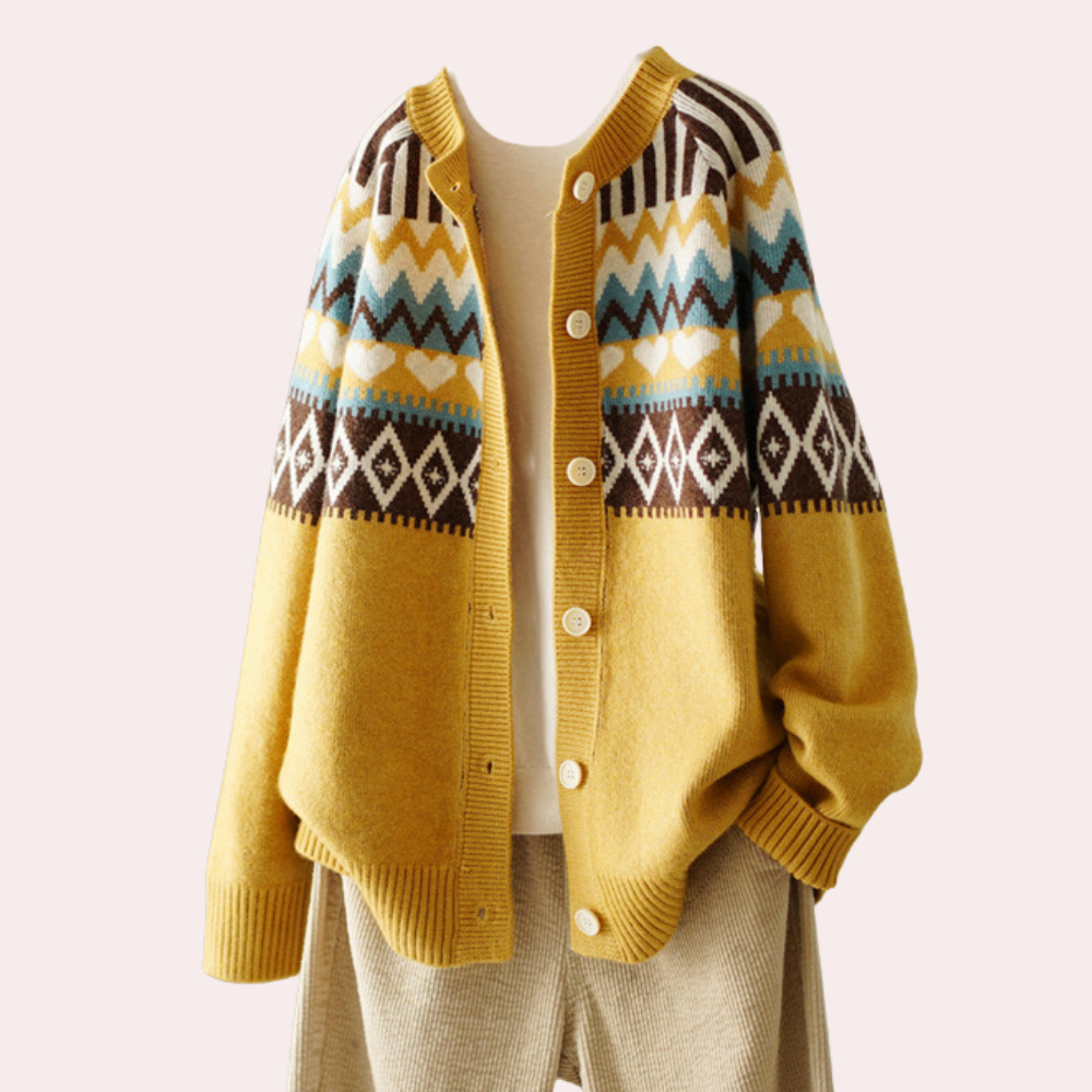Milagros | Elegant and casual winter cardigan