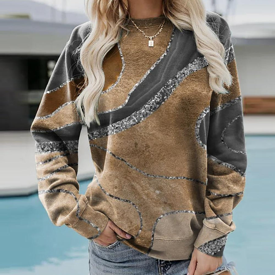 Nuria | Apricot colored women's sweater