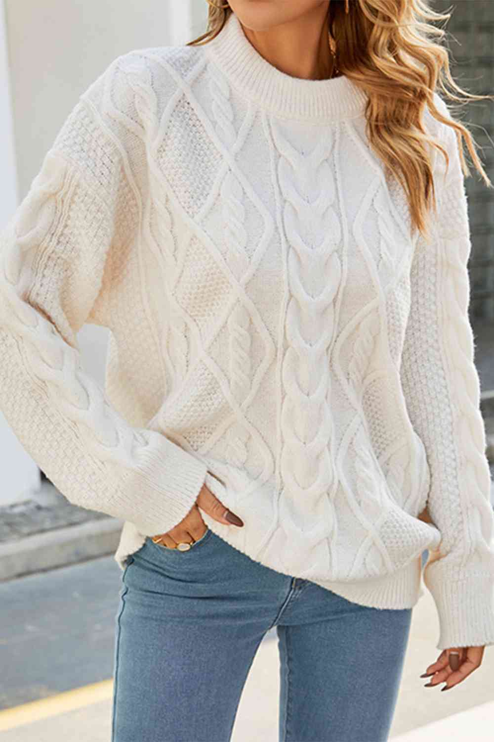 Dorothy | Women's Oversized Cable Knit Jumper