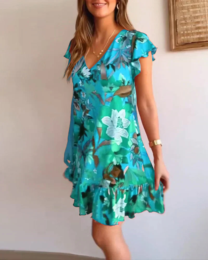 Jacinta® | Light women's summer dress with ruffles