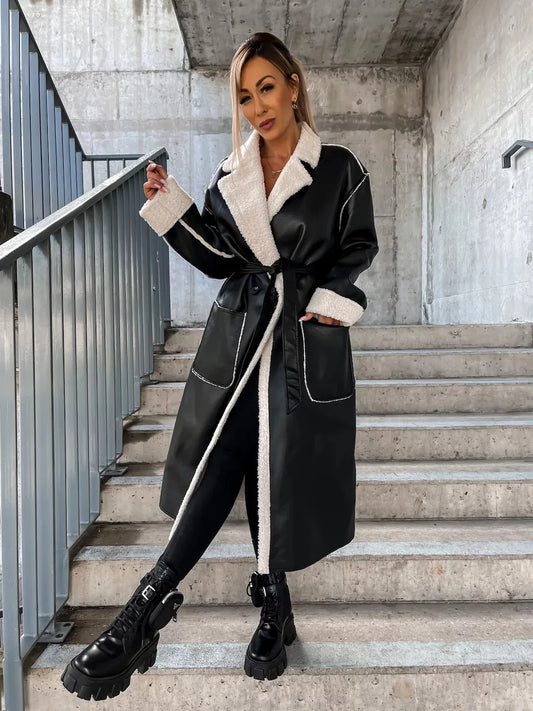 Sybilla | Fashionable thick coat