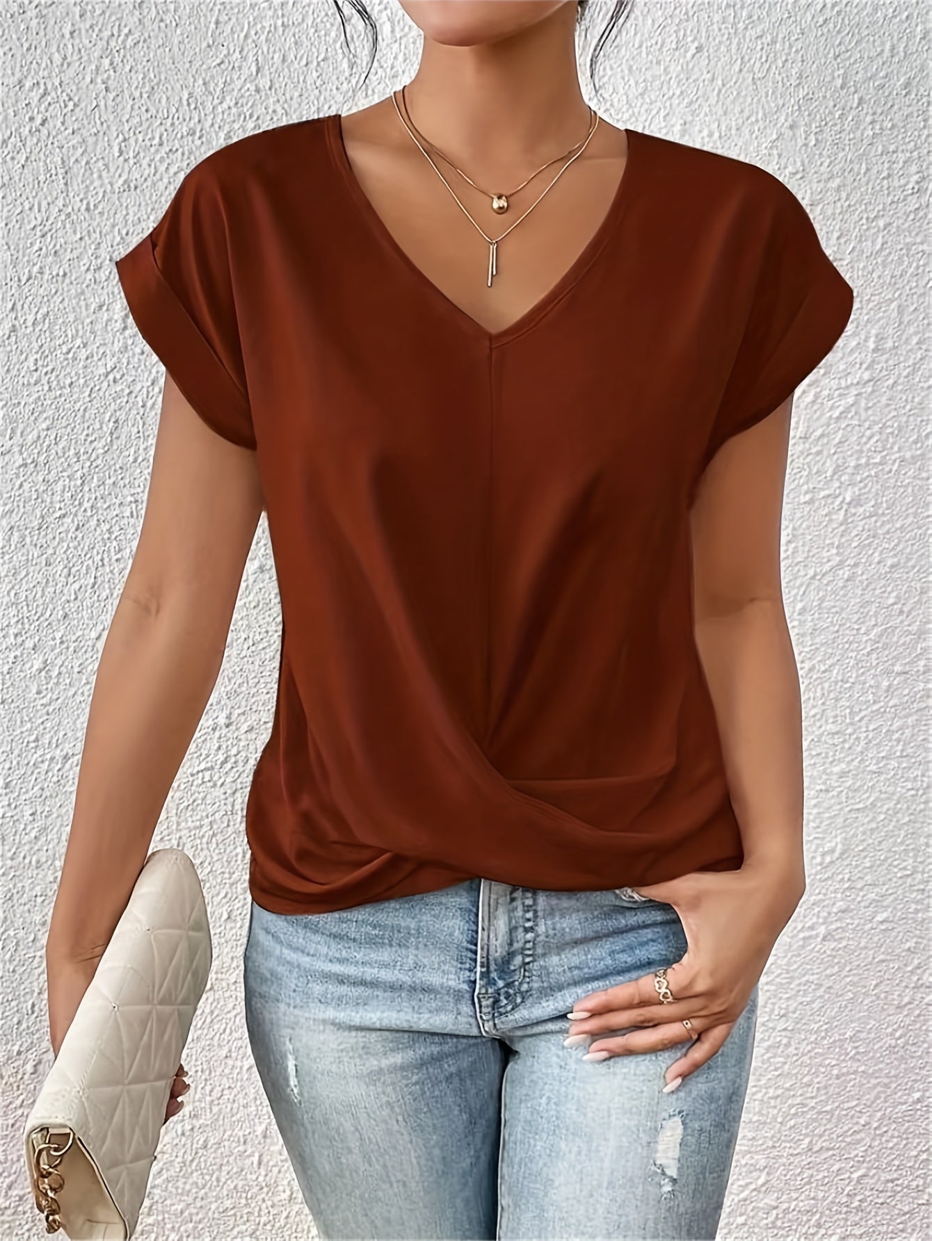 Juana® | Casual women's V-neck T-shirt