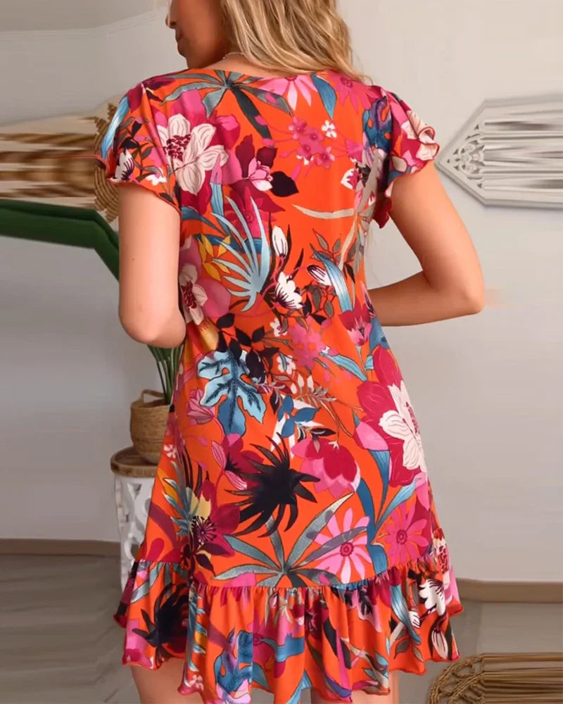 Jacinta® | Light women's summer dress with ruffles