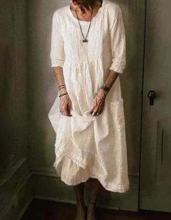 Eugenia® | Oversized Women'S Linen And Cotton Dress