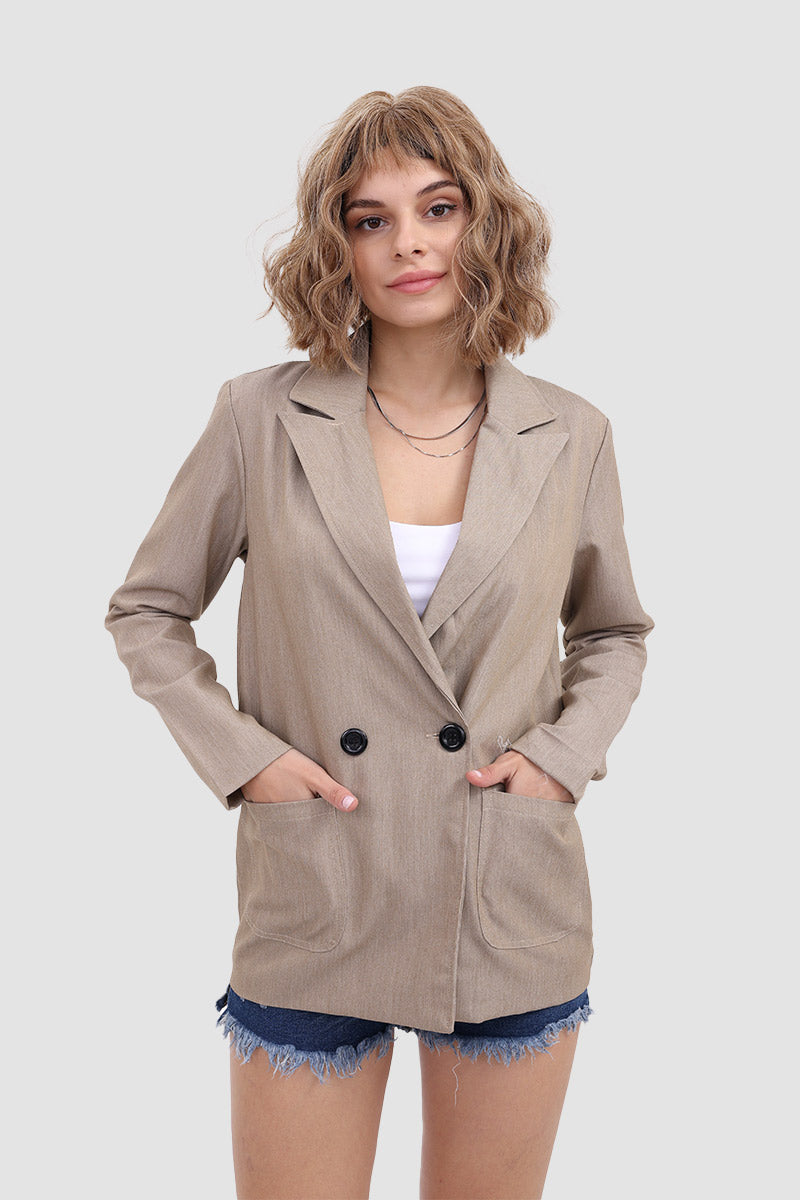Inés | Casual blazer with pockets and buttons
