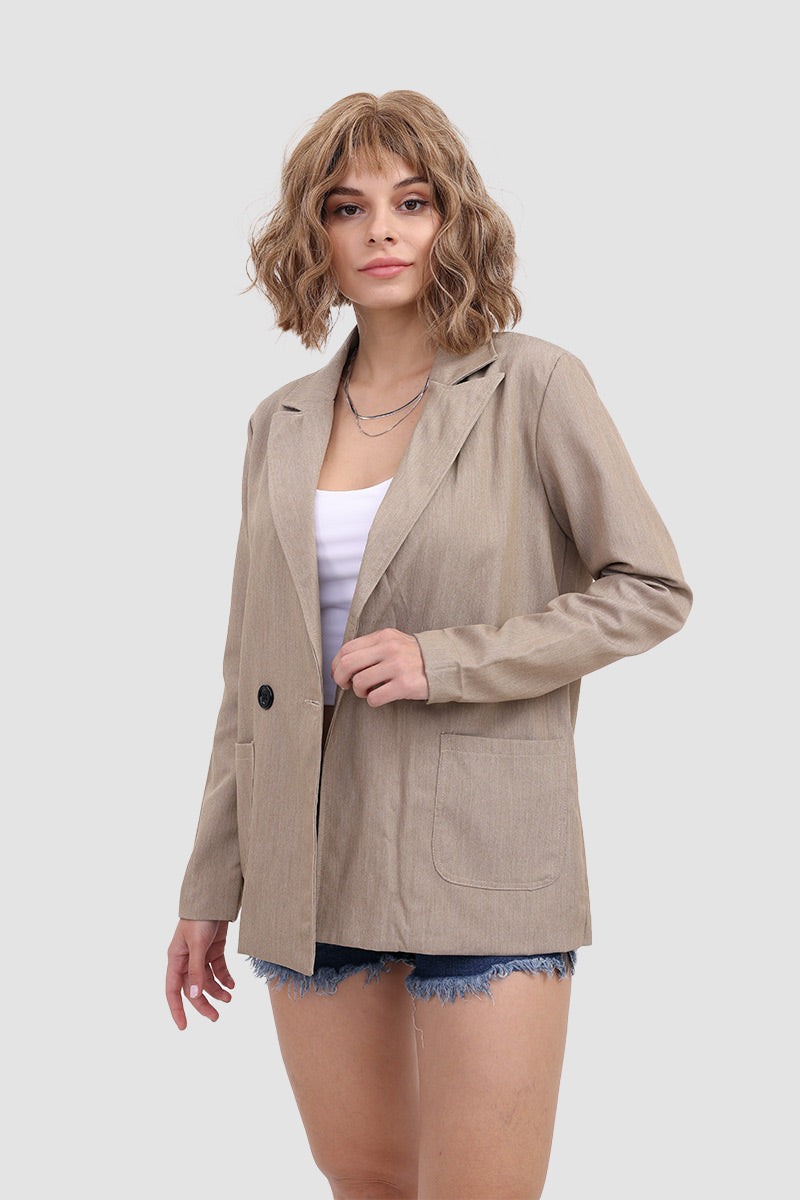 Inés | Casual blazer with pockets and buttons