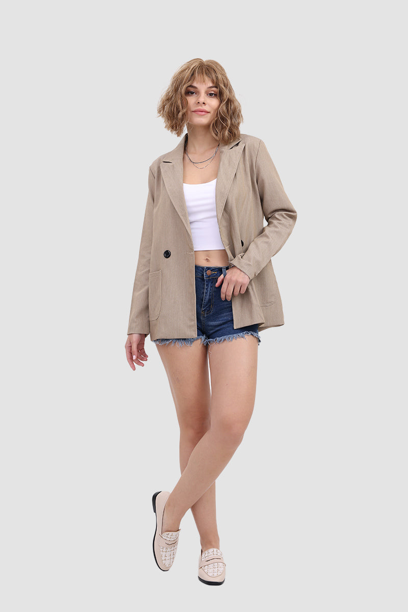 Inés | Casual blazer with pockets and buttons