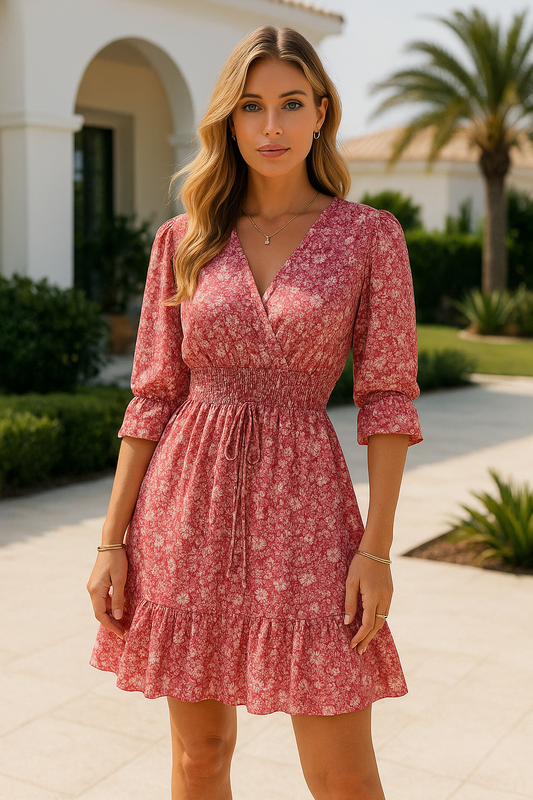 Alexa® | Women'S Casual Floral Mini Dress