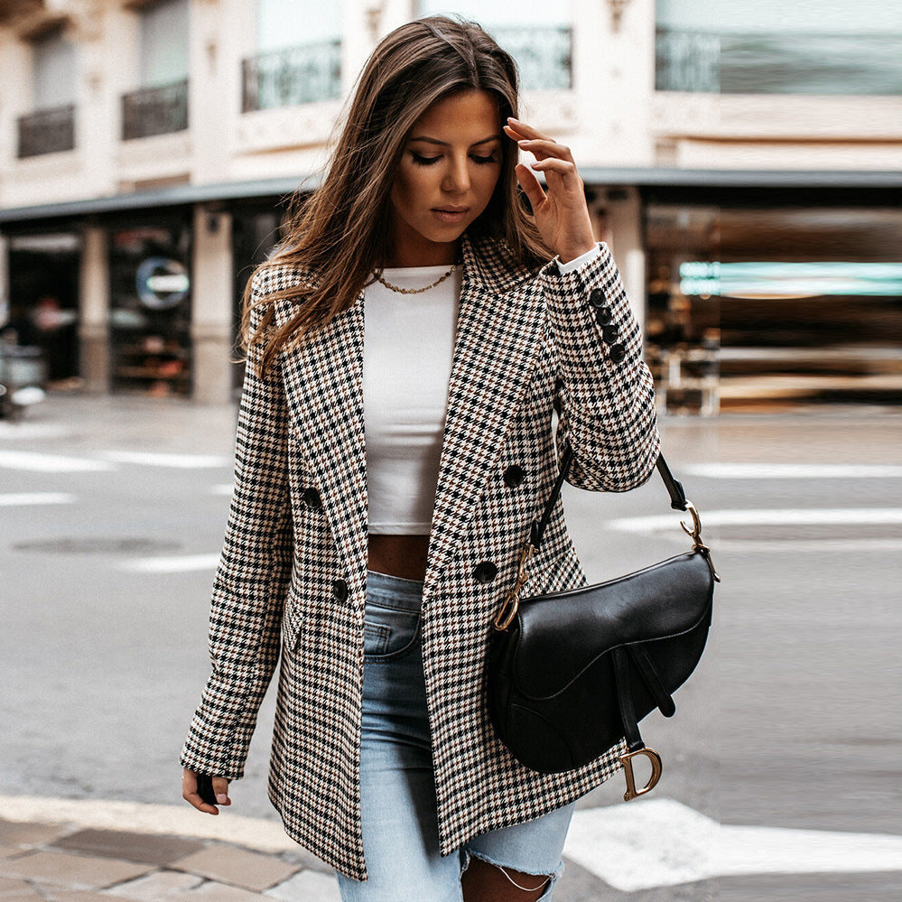 Matilda® | Checked blazer for women