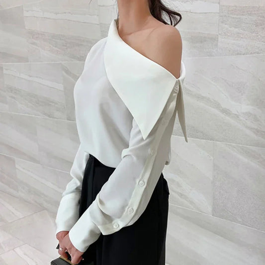 Kylee® | Blouse For Women With Asymmetrical Collar