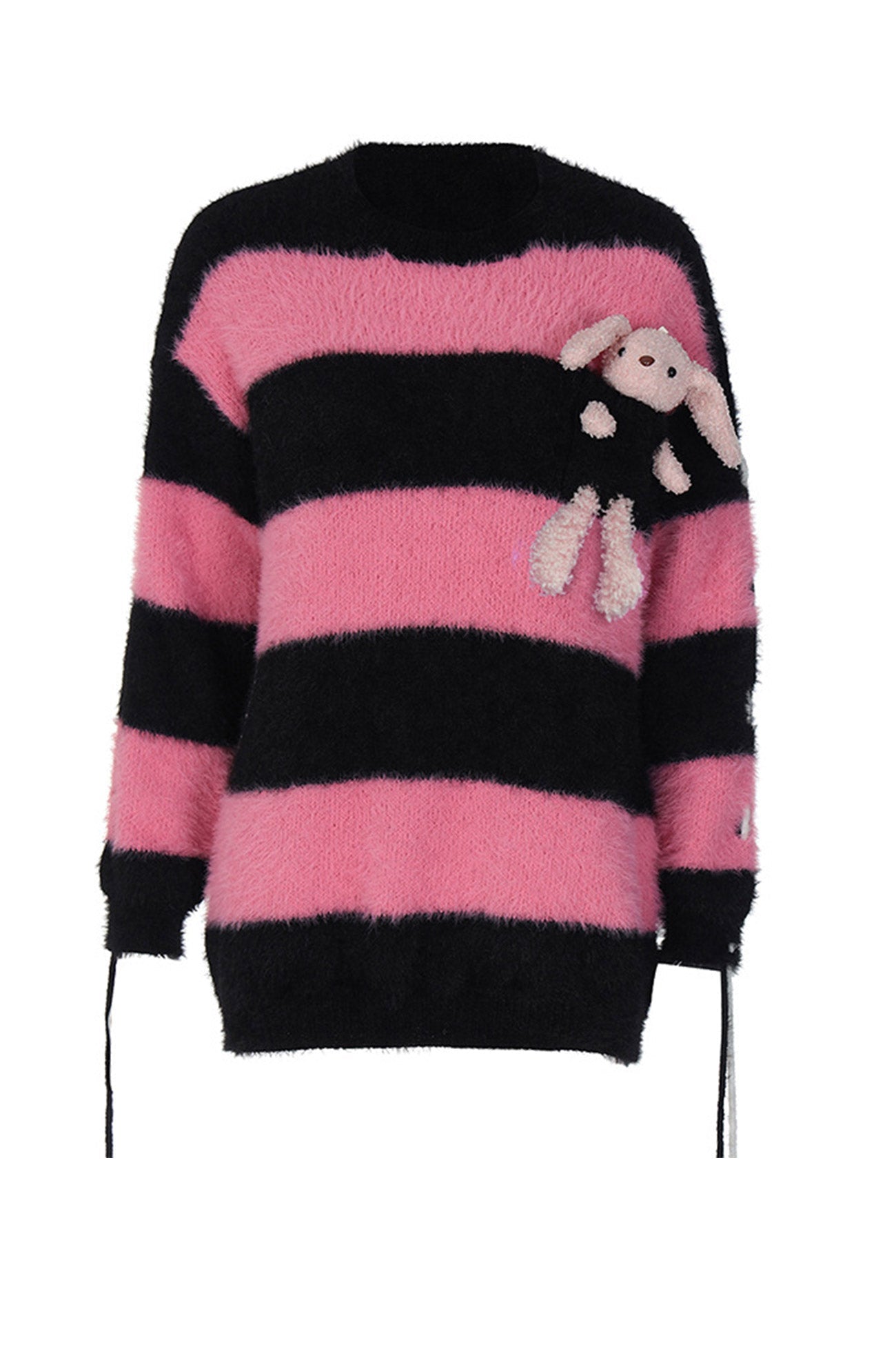 Olivia | Contrast Sweater Rabbit Plush Doll Sweater